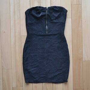 Brat Star Black Dress Sleeveless Size XS Little Black Dress
